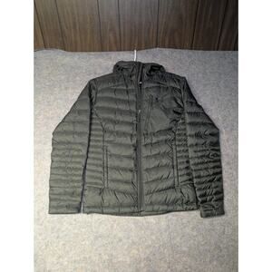 Under Armour Men's Coldgear Pertex Green Down Hooded Puffer Jacket Coat Small